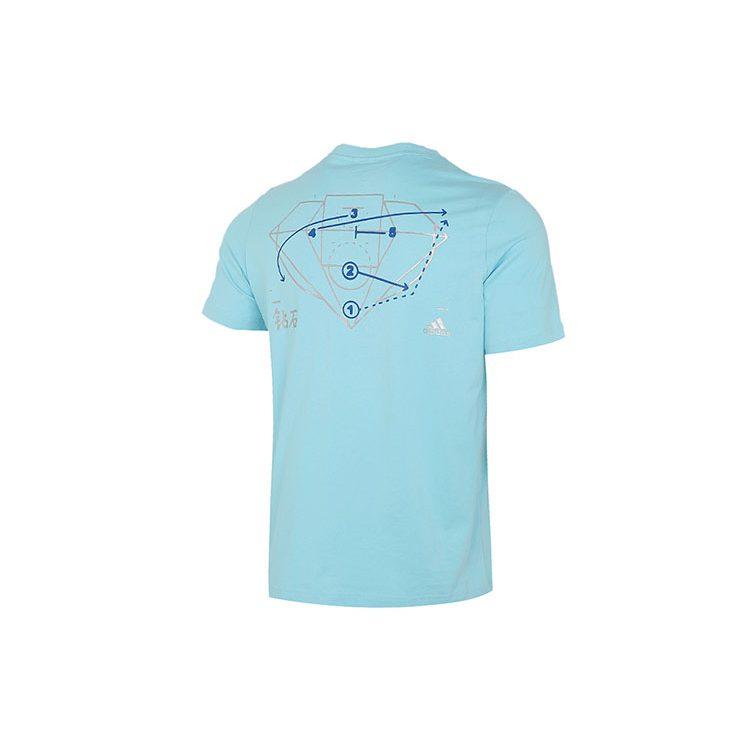 adidas T Shirt Men's Light Sky Blue GN5115