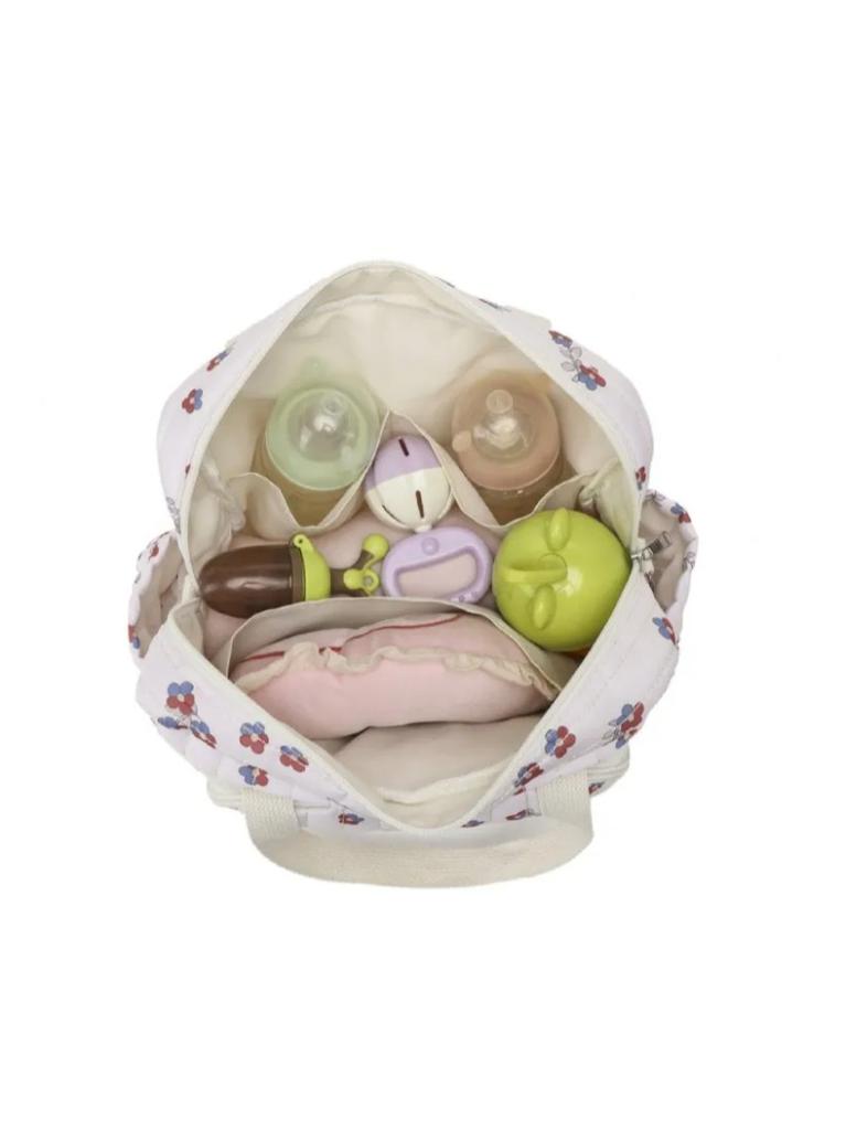 Korea Style Newborn Baby Care Diaper Bag Mummy Shoulder Bag Embroidery Quilted Stroller Diaper Storage Organizer Large Handbags