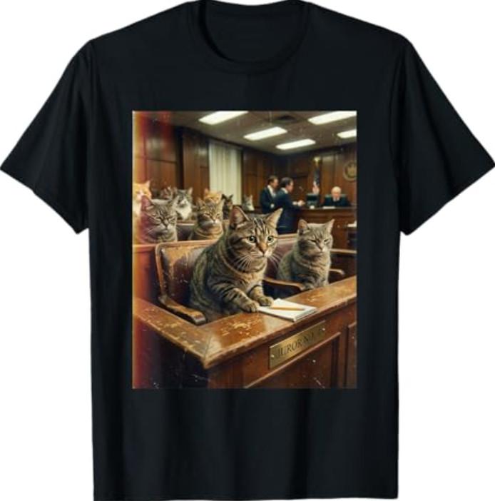 Cat Meme Funny Cat Lover Meme Humor Vintage Cat Graphic T-Shirt S