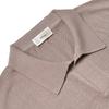 VERNO Linen Like Open Collar Knit Gray
