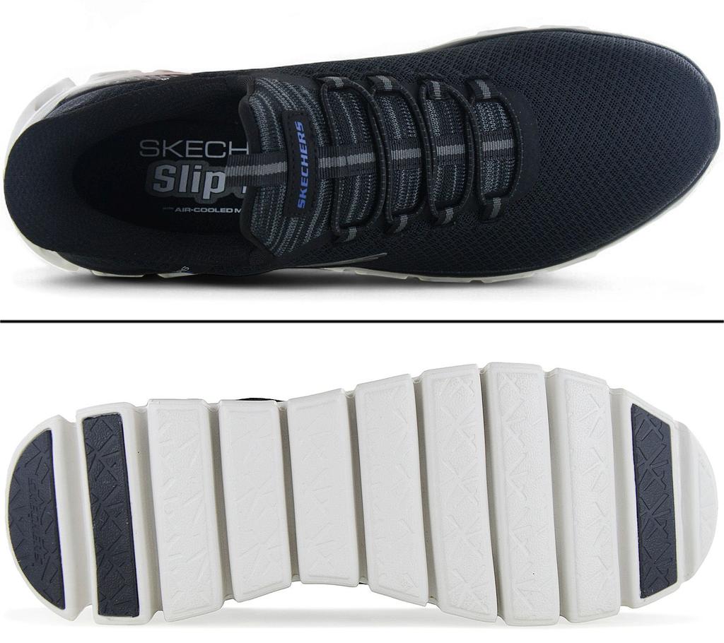 Skechers Slip-ins: Glide-Step - Noxus - Herren Sneakers Schuhe Schwarz 233010-BLK ORIGINAL