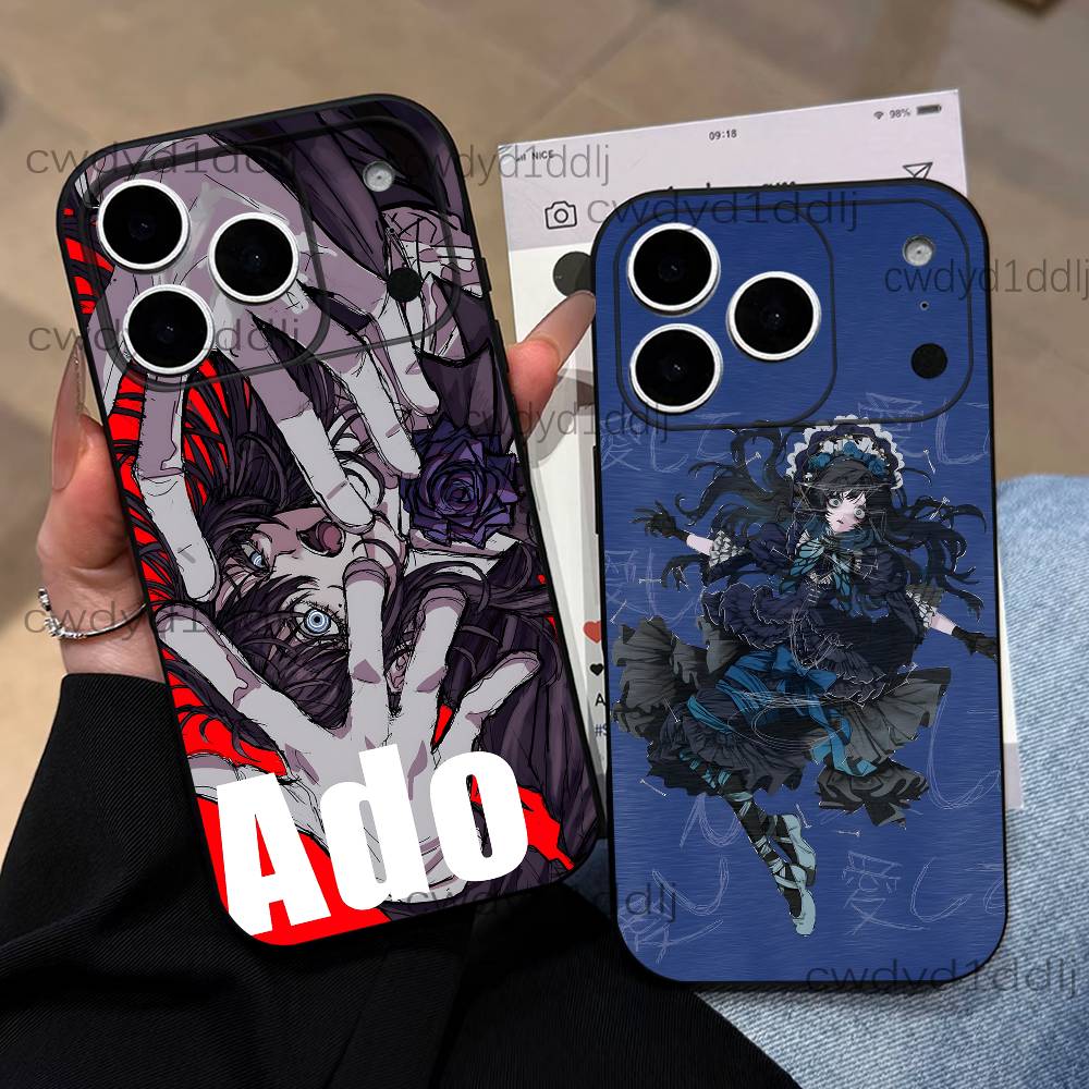 Ado Kyogen X Uta Phone Case For iPhone 17,16,15,11,12,14,13 Pro Max Mini XS,XR,7 Plus 16E Air Shockproof Soft Cover