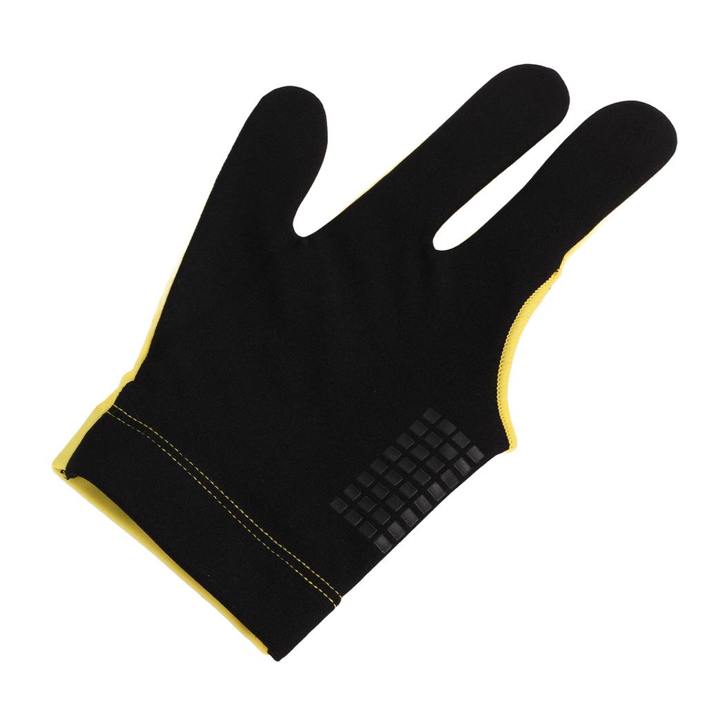 3 Fingers Billiard Gloves Quick Dry Breathable Pool Cue Gloves Cue Sport Glove for Left Hand One