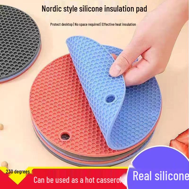 Silicone Heat-Resistant Placemat & Pot Mat Set