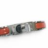 Pristine HERMES Bangle Mini Click Kelly Bracelet Silver Women Used