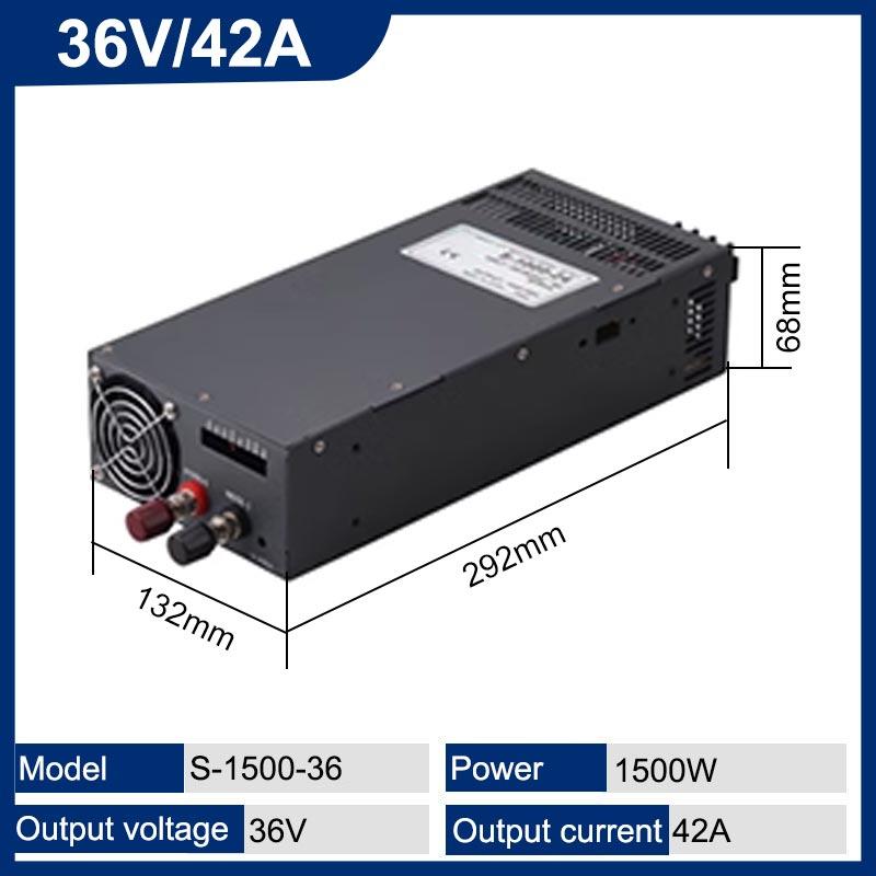 1000W 1500W 2000W 3000W High Power Switching Power Supply 220V to 12V 24V 36V 48V AC Supply Adjustable With Display Transformer