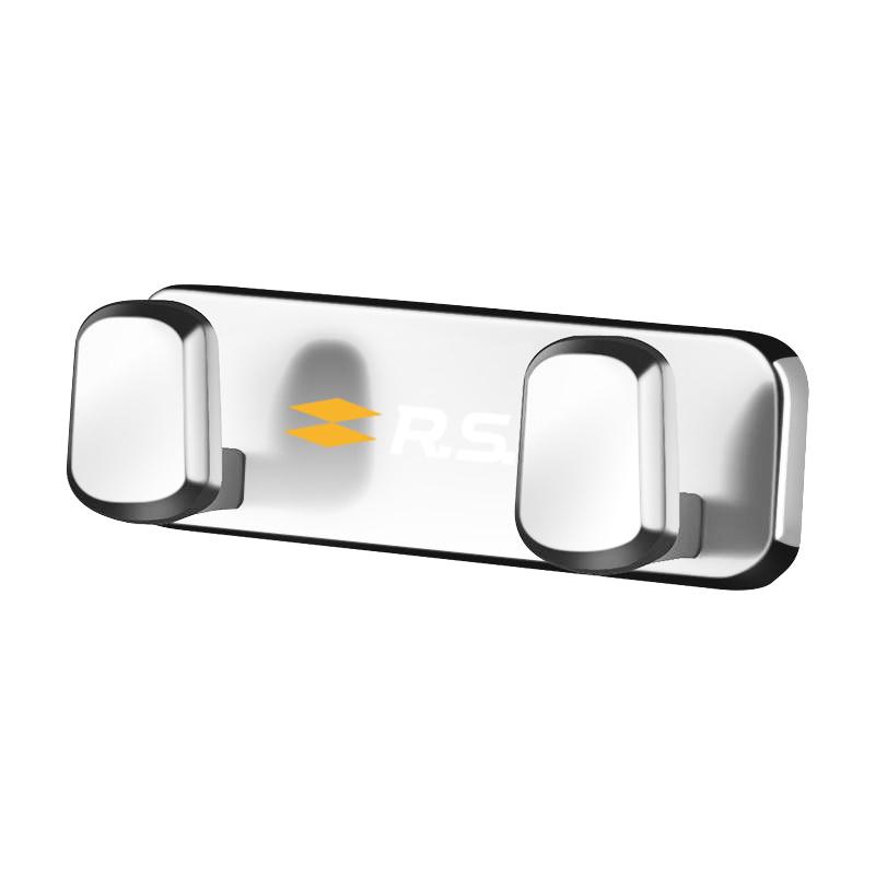 Innenaufkleber 1 Stück Auto Metall Aufbewahrungshaken Organizer Innen für Renault Clio Megane Kadjar Fluence Scenic Captur QM6 ZOE Ko