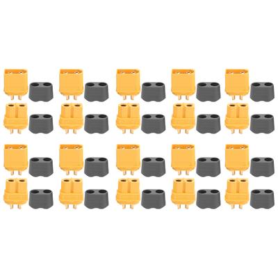 10 par wtyczek XT60 złącze męskie żeńskie z osłoną ochronną akcesorium do baterii samolotu RC