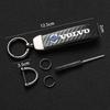 Carbon Fiber Leather Car Keychain Keyring Key Accessories For Volvo Xc60 Xc90 V40 V60 S60 V50 V90 S80 C40 XC40 V70 XC70 C30 C70