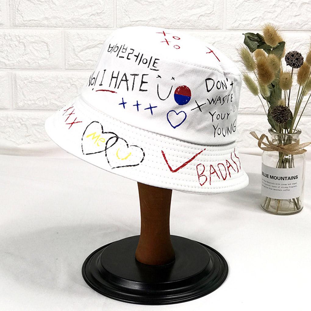 Hip Hop Bucket Hat Personalized Graffiti Style For Unisex Fisherman Hat Fisherman Hat Hip Hop Cap