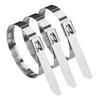 304stainless Steel Cable Tie4.6*20self-locking Metal Marine Harness Belt Outdoor High Temperature Resistant Cable Tie Steel Belt