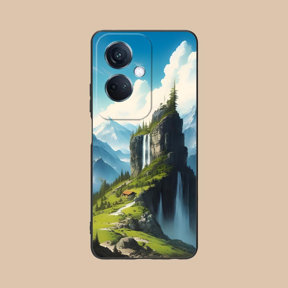 Mountain Forest Mobile Phone Case for OPPO Reno 14 13 12 11 10 9 8 7 6 5 F T Pro 5G Colorful Printing Cover Pretty Luxury Cover