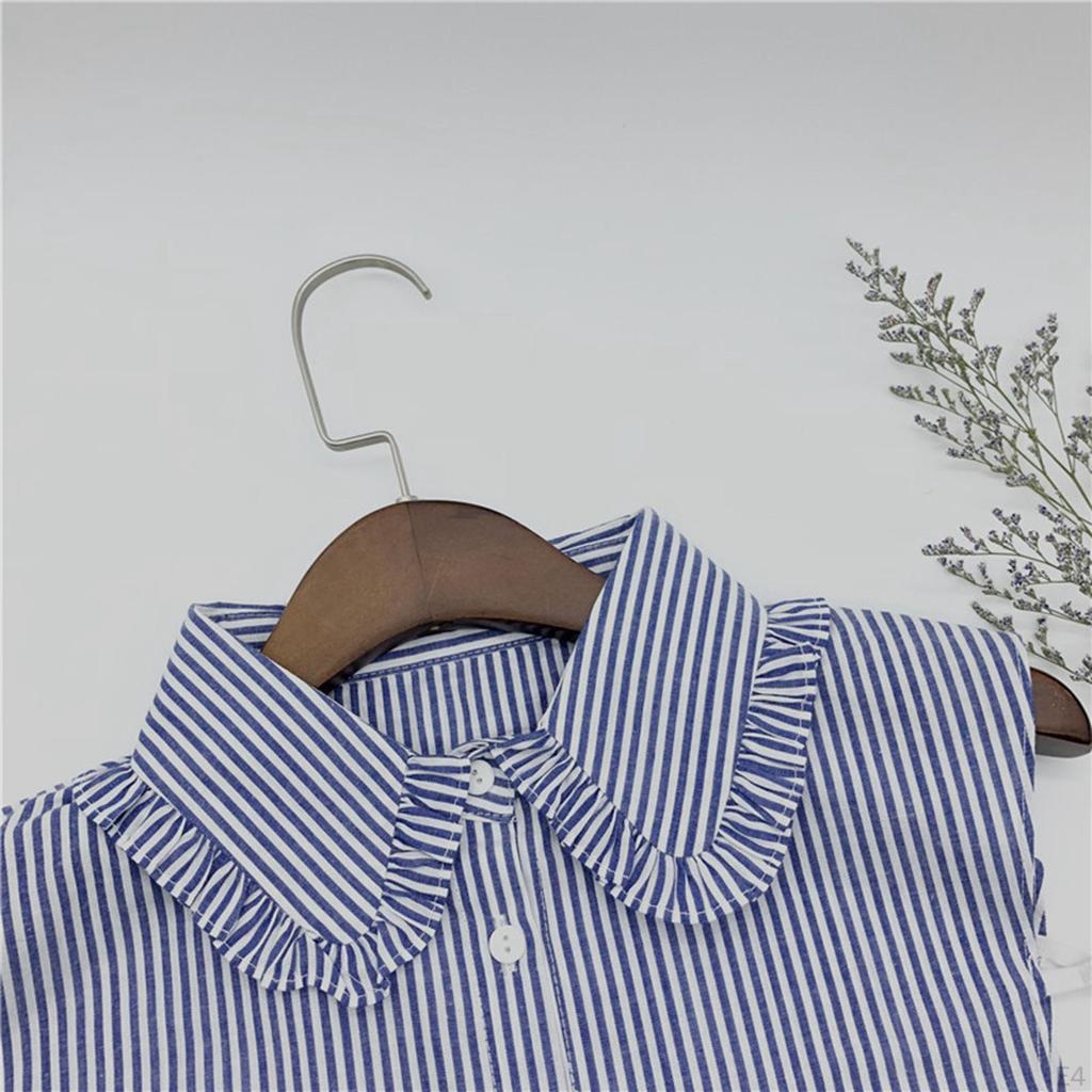 Detachable Dickey Blouse Half Shirts False Faux s for Girl and Women