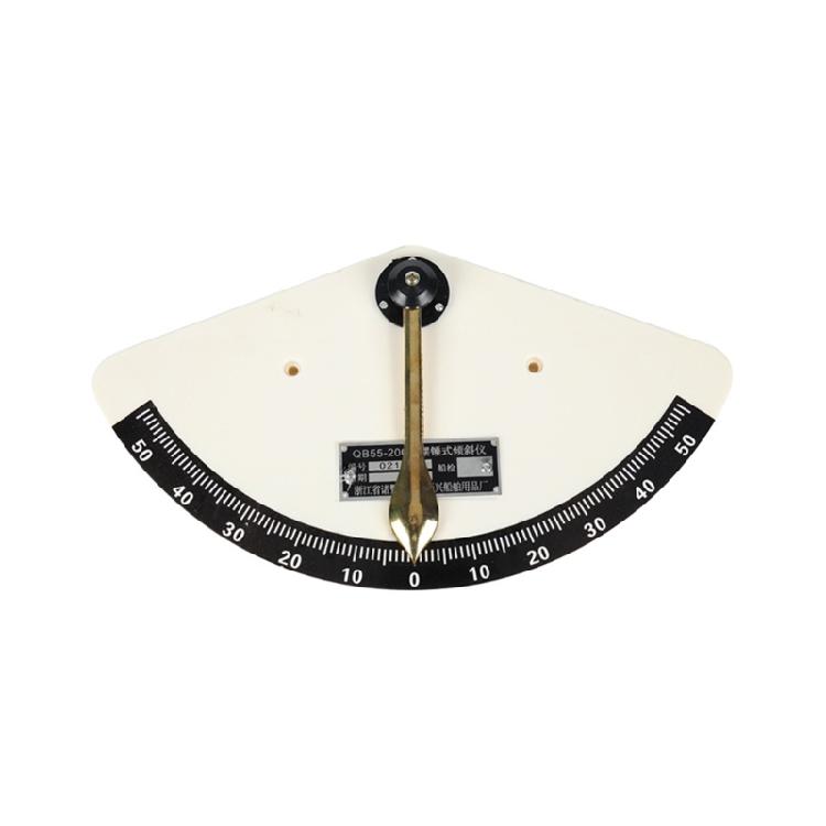 Marine Grade 55-Degree Ship Tilt Gauges Swing-Type Inclinometer for Meauring
