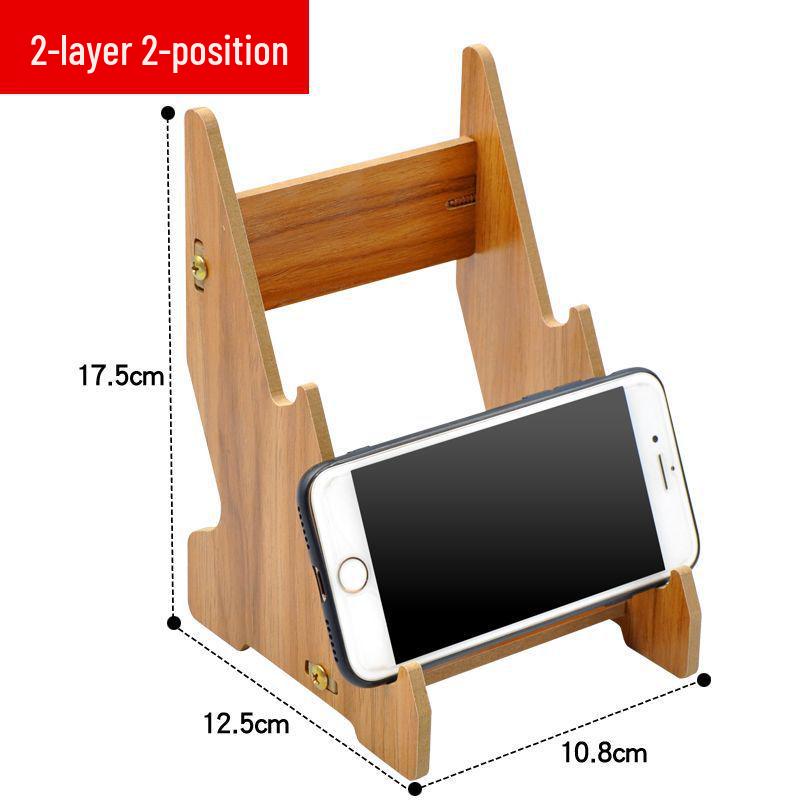 

Multi-Device Phone Holder with Cooling, Charging, and Storage Shelves for Live Streaming and Gaming