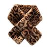 Faux Fur Leopard Print Scarf Ultra Soft Fluffy Great Warmth Perfect For Winter Outdoor Daily Wear