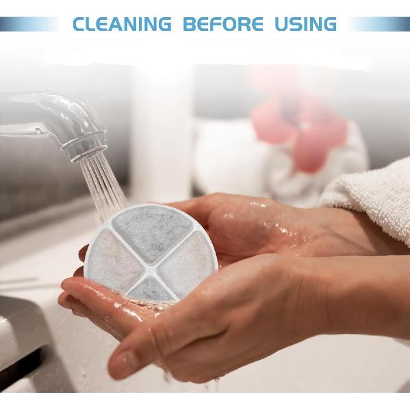 12 Pack Cat Water Fountain Filters Compatible with Pet Fountain Filters Replacement, Pet Filters for Water Fountain