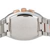 Versace Men's Sporty Tonneau Greca Watch (VESP00624) with Quartz Movement, Water Resistant, Sapphire Crystal, Silver/Pink Gold Dial, and Stainless Ste