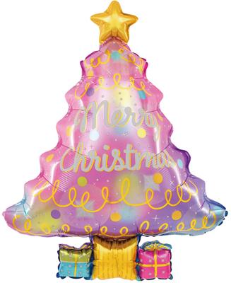Balon Foliowy Choinka 83X58Cm