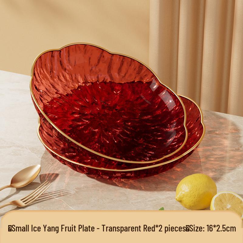 Modern Luxury Fruit and Snack Display Plate for Living Room