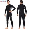 3MM Diving Suit Thickened Warm One-piece Long-sleeved Men's Snorkeling Surfing Sunscreen Jellyfish Swimsuit