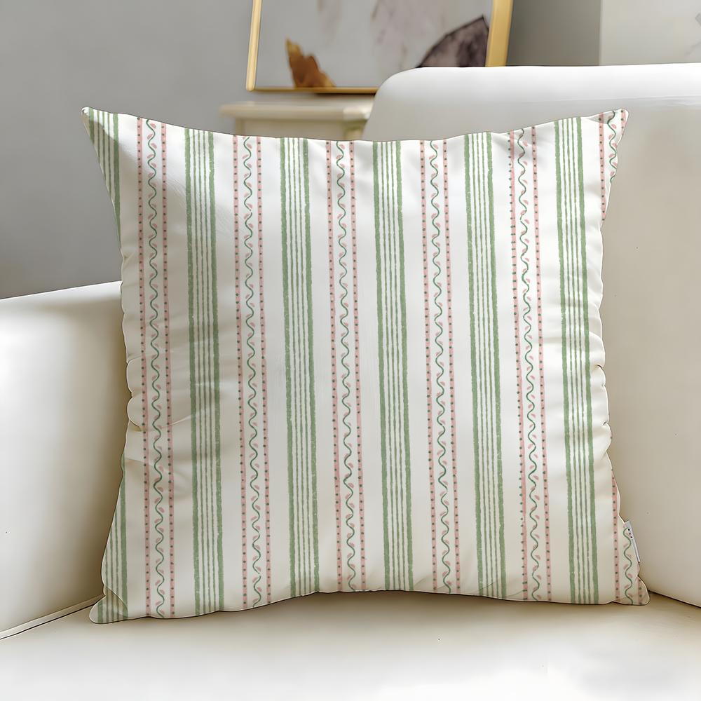 Woven Texture Cushion Cover Soft EasyWash Pillow Case Versatile for Couch Bed Travel and Office