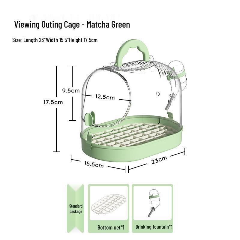 Colivie de călătorie pentru papagali: Transparent, Portabil, High-End pentru Nimfe & Peruşi