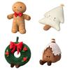 Adorable Christmas Gingerbread Man Plush Toy Pillow Doll Ornament