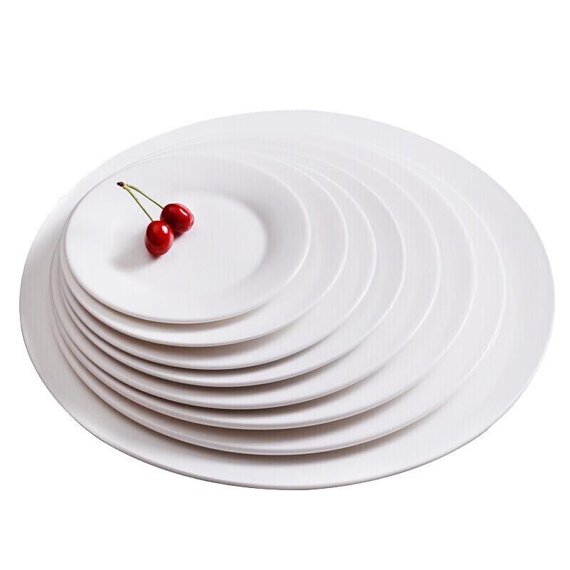 Homeglen White Porcelain Dinner Plate