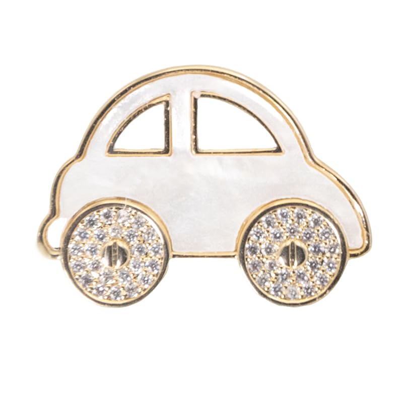 

FREE ANGEL Small Seashell Car Hat Tissue 3A Zircon 18k Elegant and Entrance Stylish Brooch, Brooch, Badge, Men s, Women s, Pin, Clip, Stone, Plating, золотий