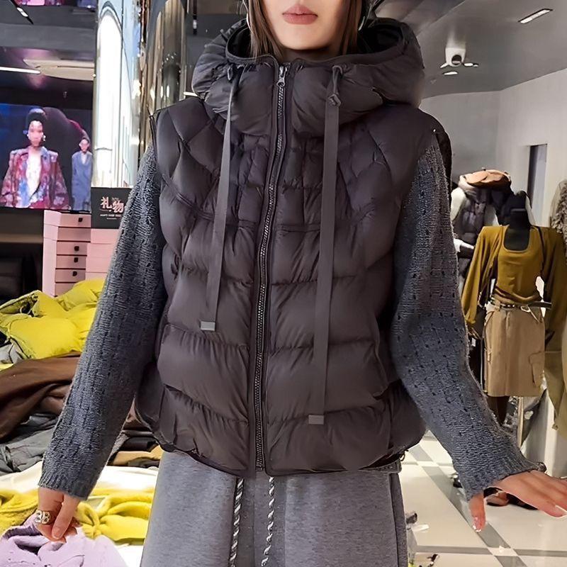 Fat mm plus size 50kg European goods new winter thickened warm vest foreign style versatile design outer vest