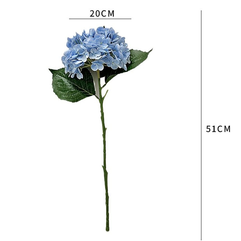 Lifelike Silk Cloth Artificial Flowers Large 3D Hydrangea Flowers Realistic Touch Floral Arrangements Wedding