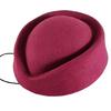 Classical French Flight Attendant Hat Polyester Stewardess Costume Accessoris Women Winter Fashion Headwear