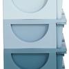 Children's Toy Organizer, 3-Tier, 6 Drawers, Plastic Boxes, 75 x 37 x 56.5 cm, Blue
