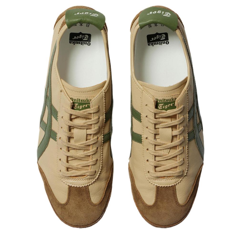 Onitsuka Tiger Mexico 66 Leather Comfortable Fashion Versatile High-Grade Shock Absorbing Wear-Resistant Breathable Low-Top Casual Shoes 1183C319-250