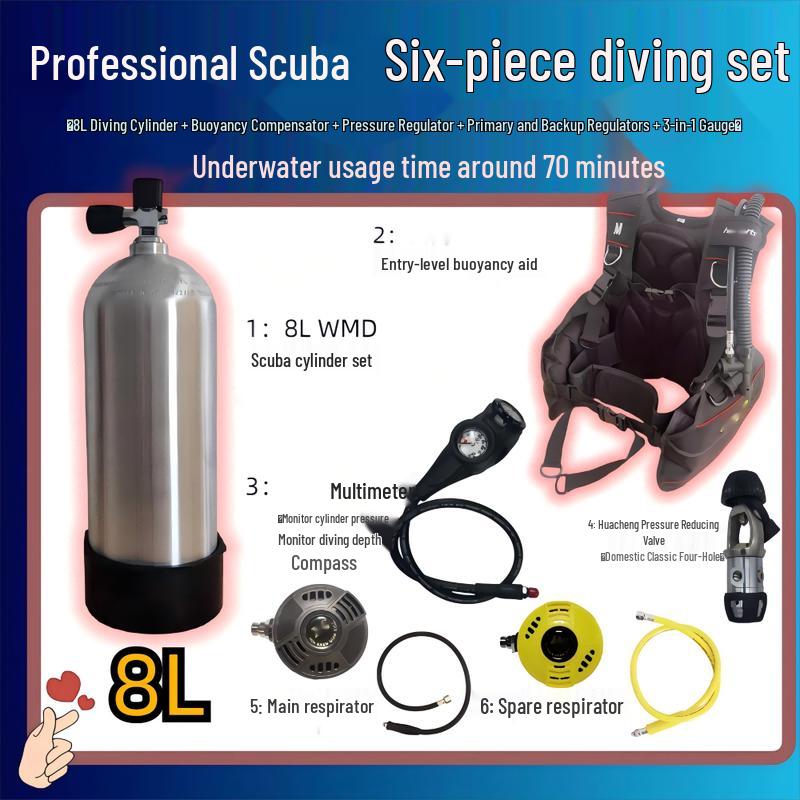 Scuba Diving Oxygen Tank & Emergency Gear