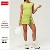 Breathable Women's Backless Sleeveless Sports Dress for Yoga & Tennis