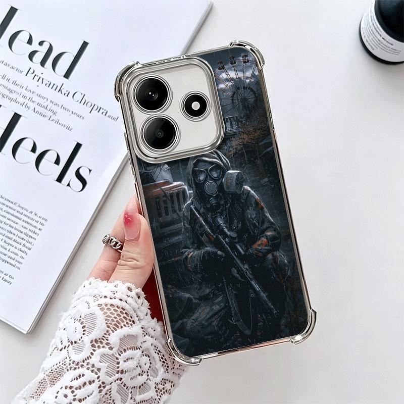 

Крутой чехол для телефона с покрытием S-Stalker Game для Xiaomi Redmi Note 14 15 Pro Plus 13 12 11 11S 11T 10 9S 9 5G, противоударный чехол с подушкой безопасности Redmi Note 11S 4G
