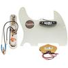 Musiclily Pro TL Wiring Pre-installed Pickguard and Control Plate Artec Alnico 5 Pickup for Telecaster Electric Guitar Aged White