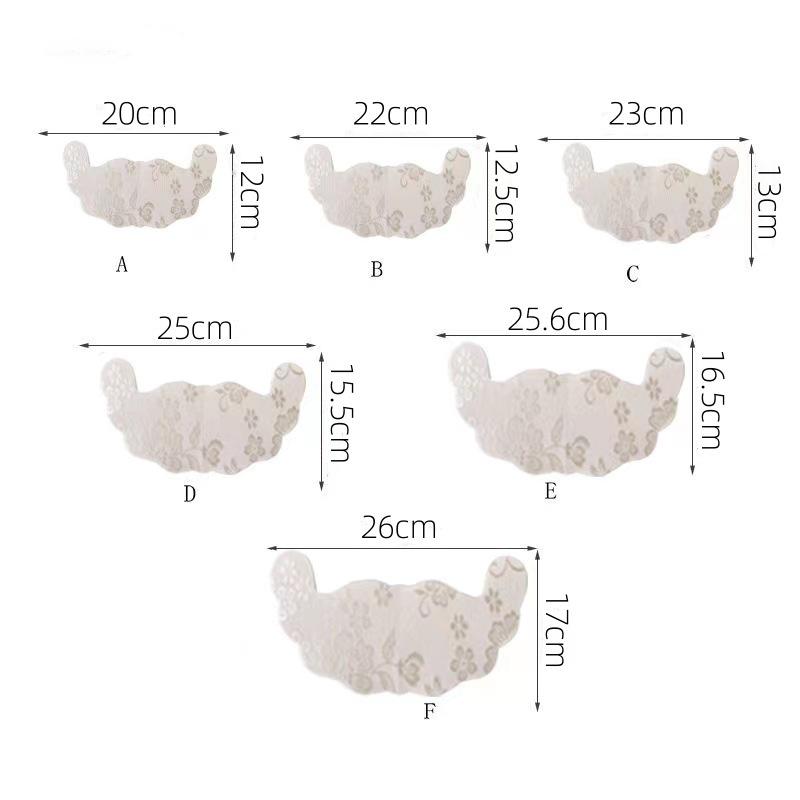 Seamless Lace Lift Nipple Covers for Large Size - Invisible, Disposable, Gathered Fit