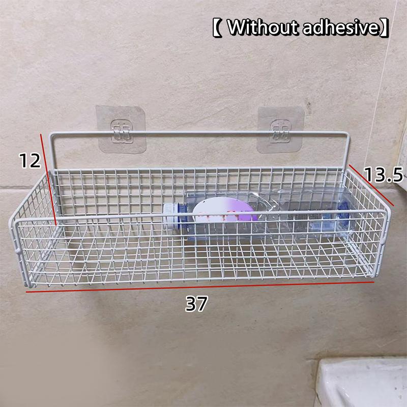 NEW Kitchen And Bathroom Storage Rack No Drilling Required Wall-Mounted Storage Rack