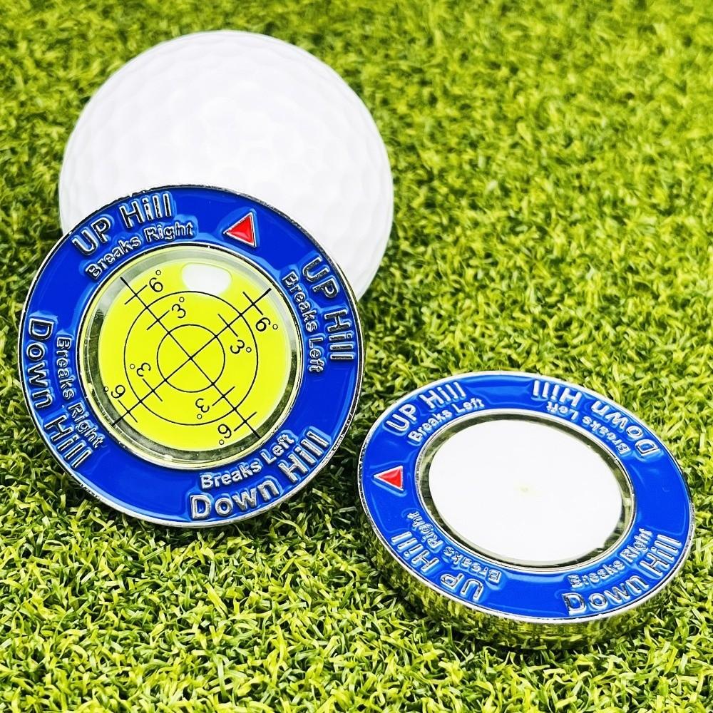 Ball Marker Golf Putt Ball Marker High Precision Golf Spirit Level  Gift for Golfers