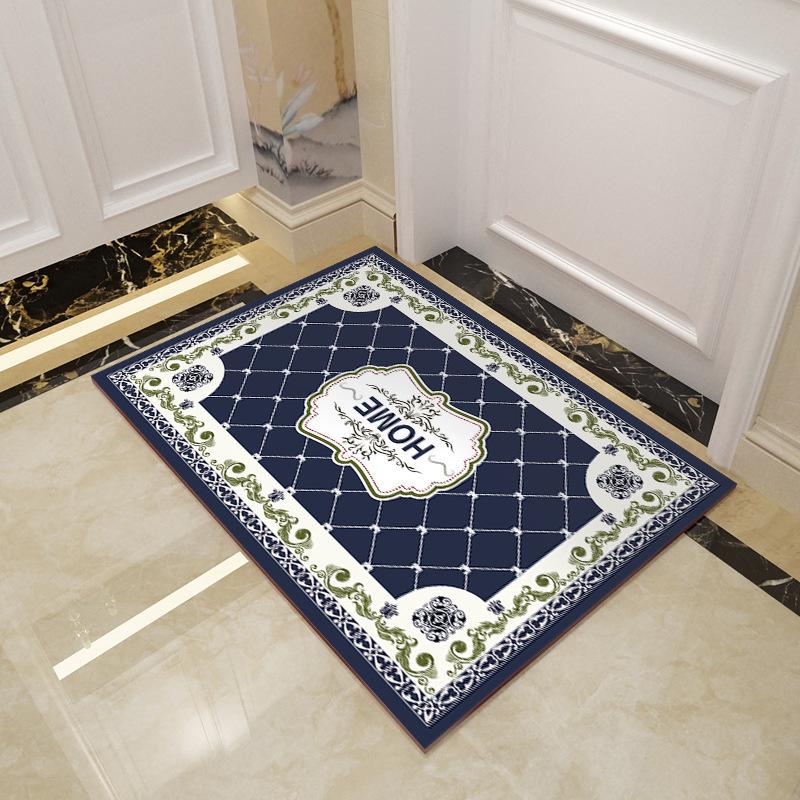 Home Floor Mat European Style Luxury Bathroom Non Slip Floor Mat Door Mat Bathroom Absorbent Floor Mat