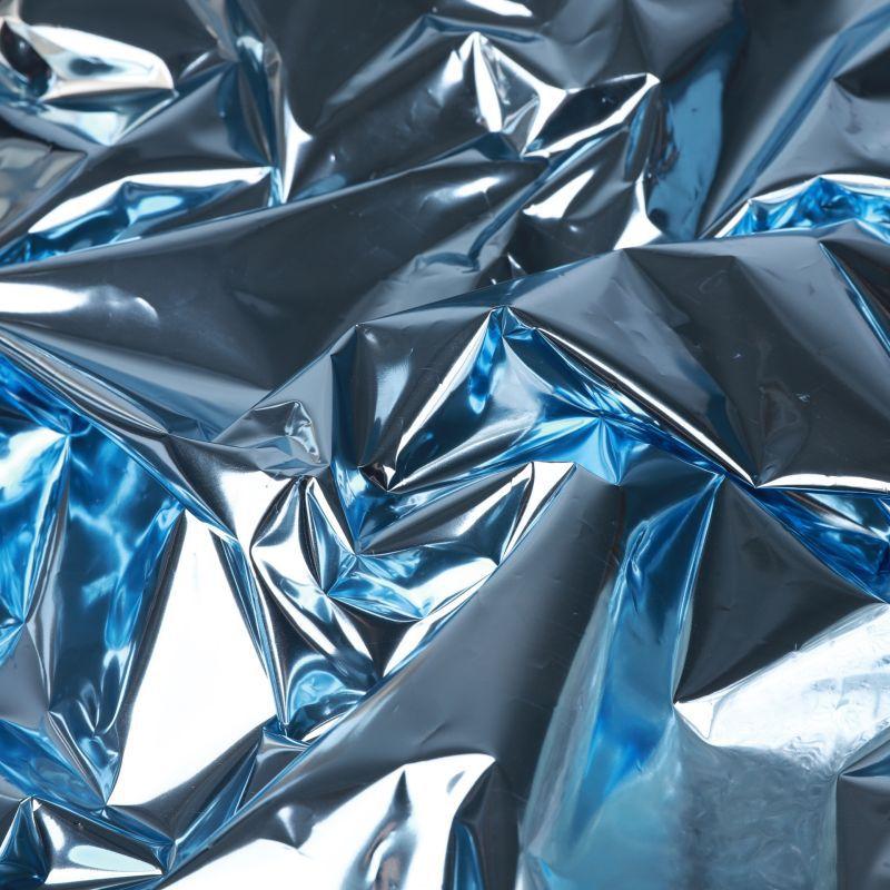 Mirror Art Paper Flower Wrapping Paper Metallic Glossy Surface Reflective Bouquet Floral Wrapping Paper Aluminum Foil Paper