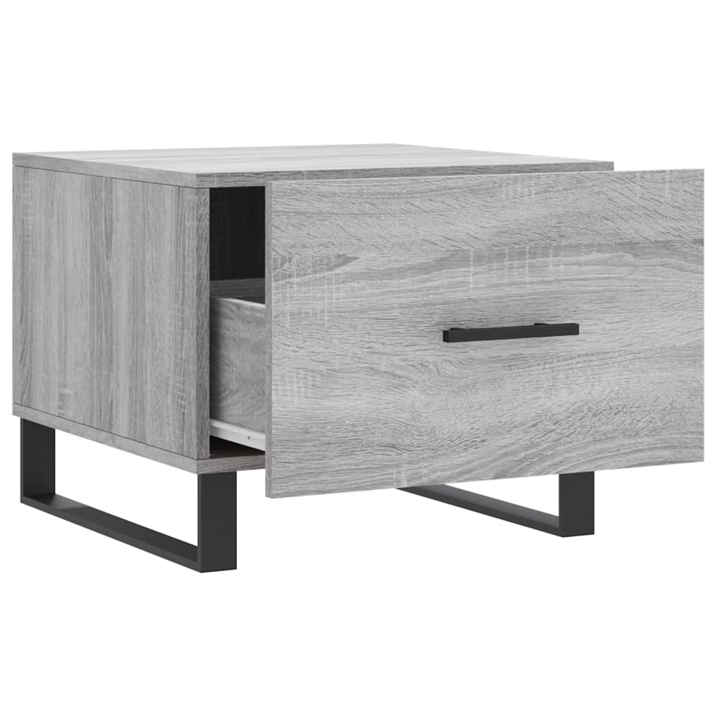  Coffee Table, Grey Sonoma Oak, 50x50x40 Cm