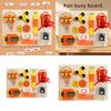 Wooden Music Box Fingertip Gyro Safety Buckle Game Board Children Puzzle Toy For Skill Development