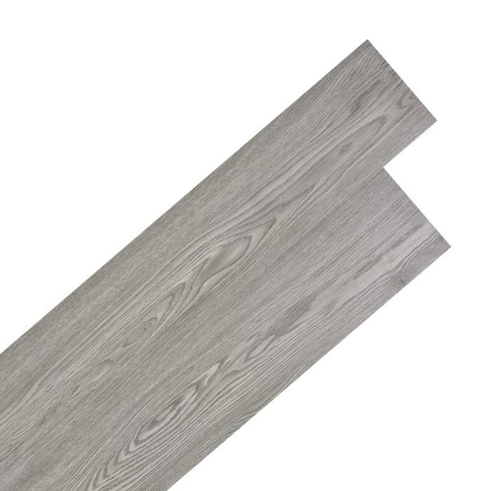 VidaXL Dalles de plancher PVC autoadhésif 5,02 m² 2 mm gris foncé 245176