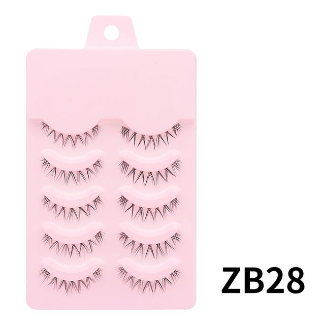 New Manga Lashes Soft Natural Eyelashes Thick False Eyelashes Manga Eyelashes Daily Dating Makeup Eyelashes Lashes Wispy 