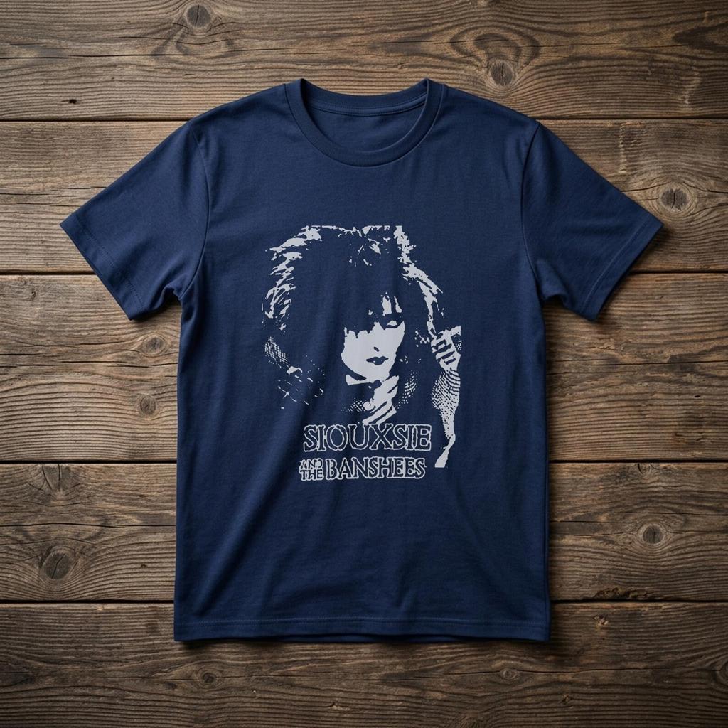 Siouxsie and the Banshees 90s Style Band T Shirt, Gothic Music Tee
