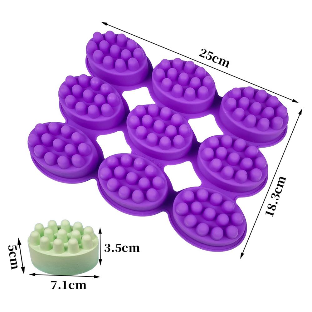 Silicone Molds Silicone Material Scalp Massager Hair Comb Mold Massage Bar Shape Hair Brush Mold For Hair Care Routine Gift